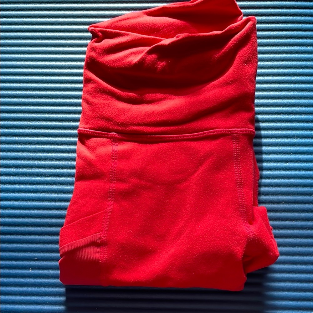 Vibrant Red Leggings